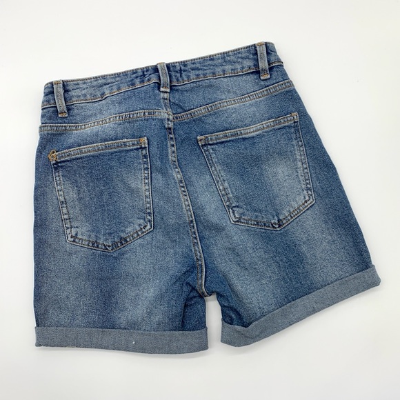 High Waist Jeans Shorts - Picture 3 of 11